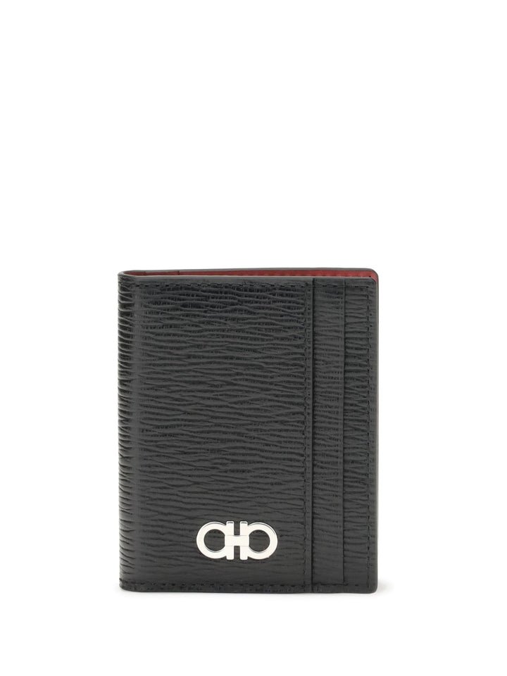 Ferragamo Men Gancini Card Holder