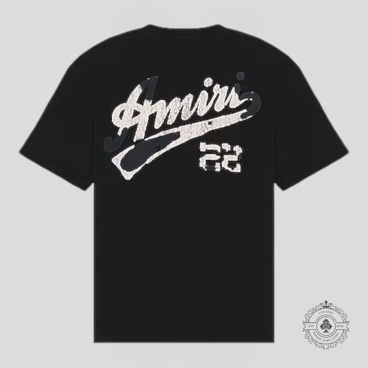 AMIRI 22 Jersey Tee in Black