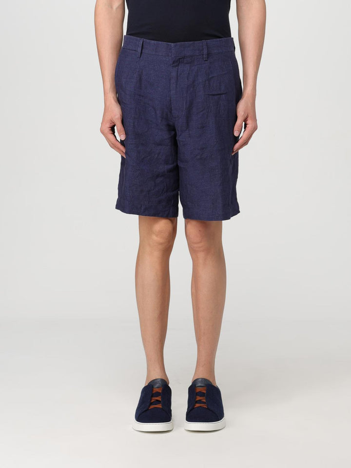 Zegna Shorts Men Blue
