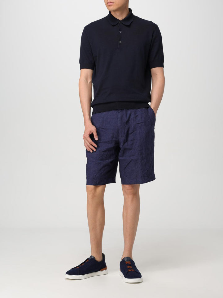 Zegna Shorts Men Blue