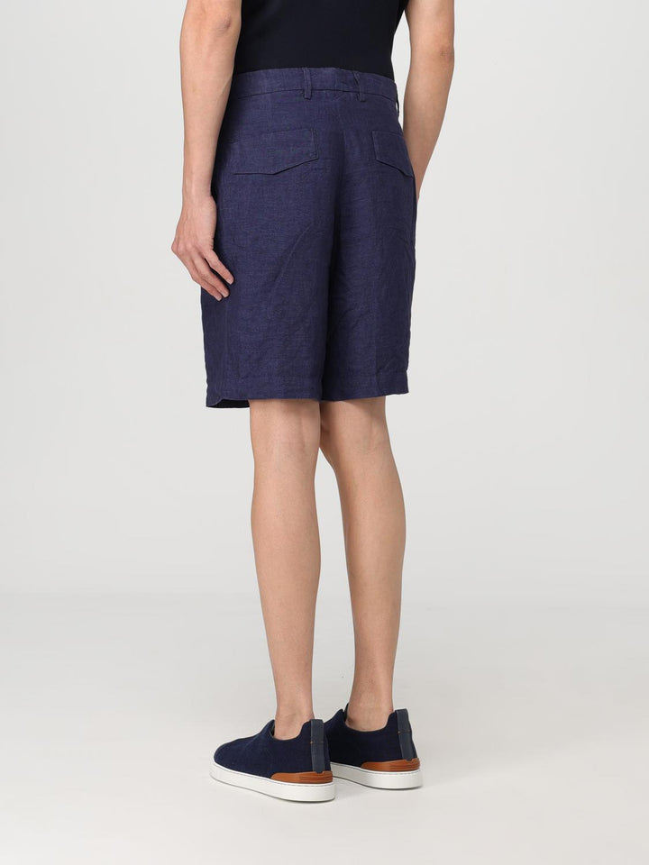 Zegna Shorts Men Blue