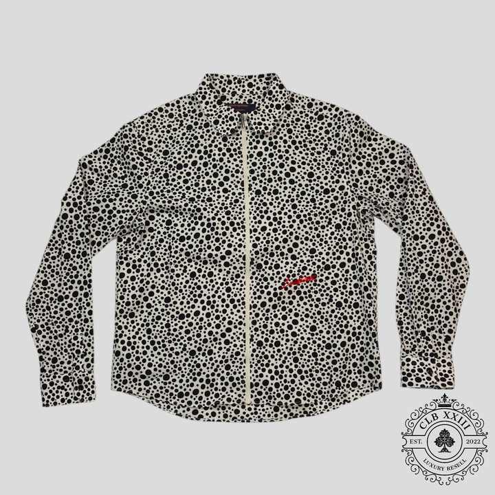 Louis Vuitton Infinity Dots Zipped Shirt in White