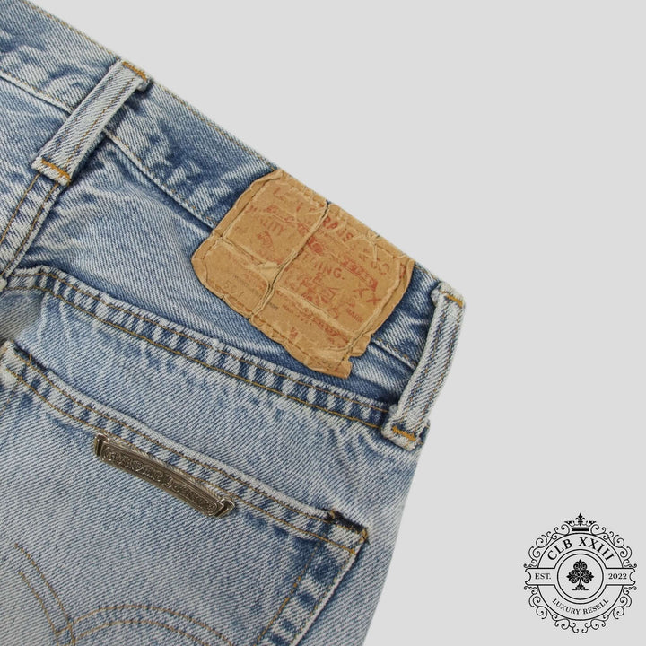 Chrome Hearts 501 Redline Cross Patch Jeans