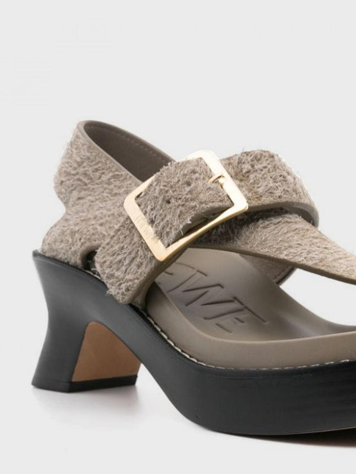 Loewe High Heel Shoes Woman Green