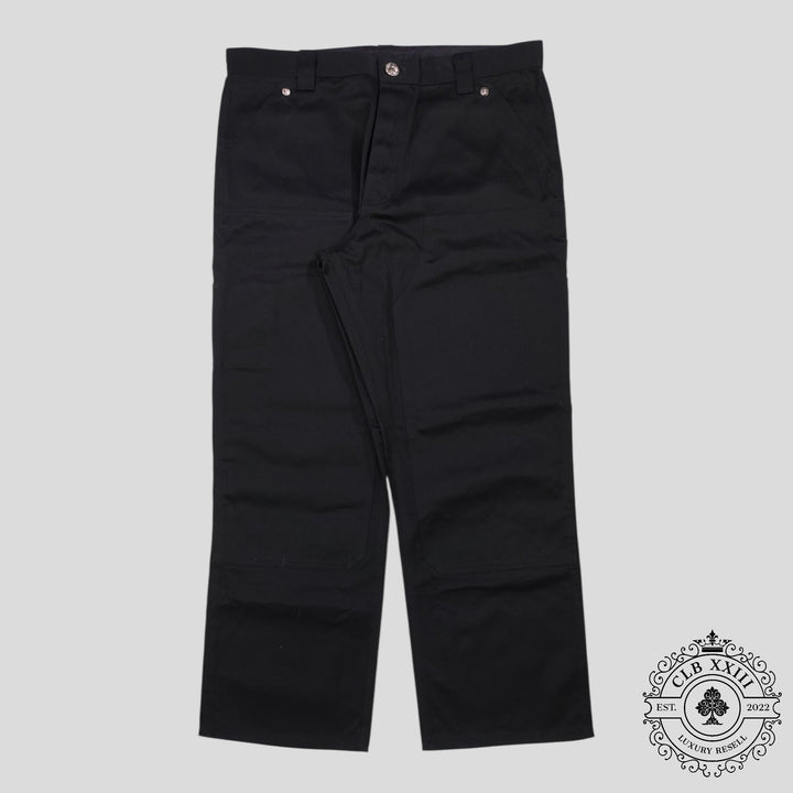 Chrome Hearts Double Knee Chino Pants in Black