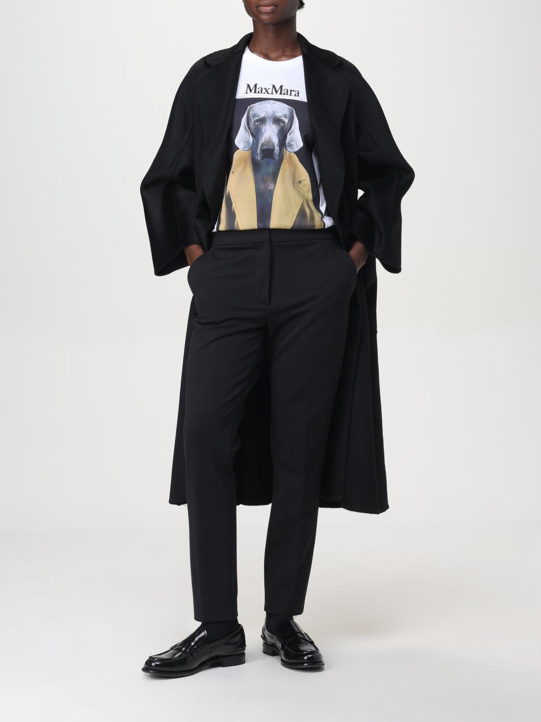 Max Mara Pants Woman Black