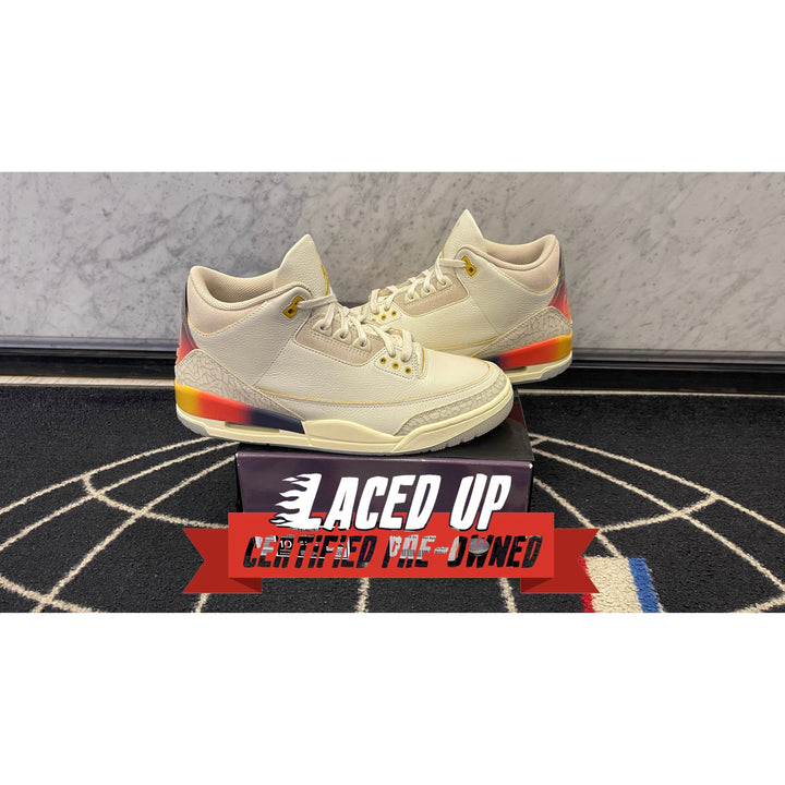 PRE OWNED Air Jordan Retro 3 SP J Balvin Medellín Sunset