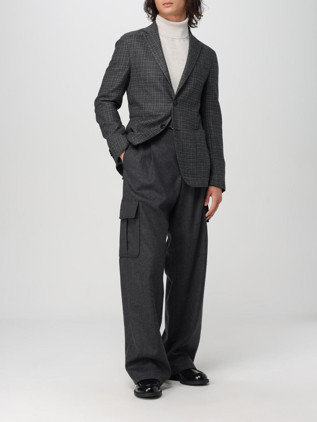 Zegna Blazer Men Navy
