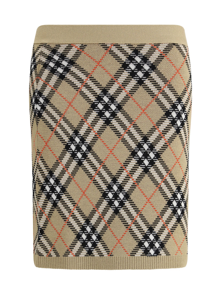 Burberry Women Archivio Check Miniskirt