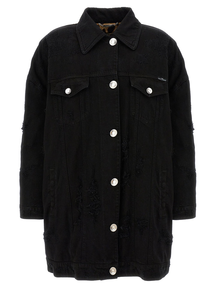 Dolce & Gabbana Women Denim Long Jacket