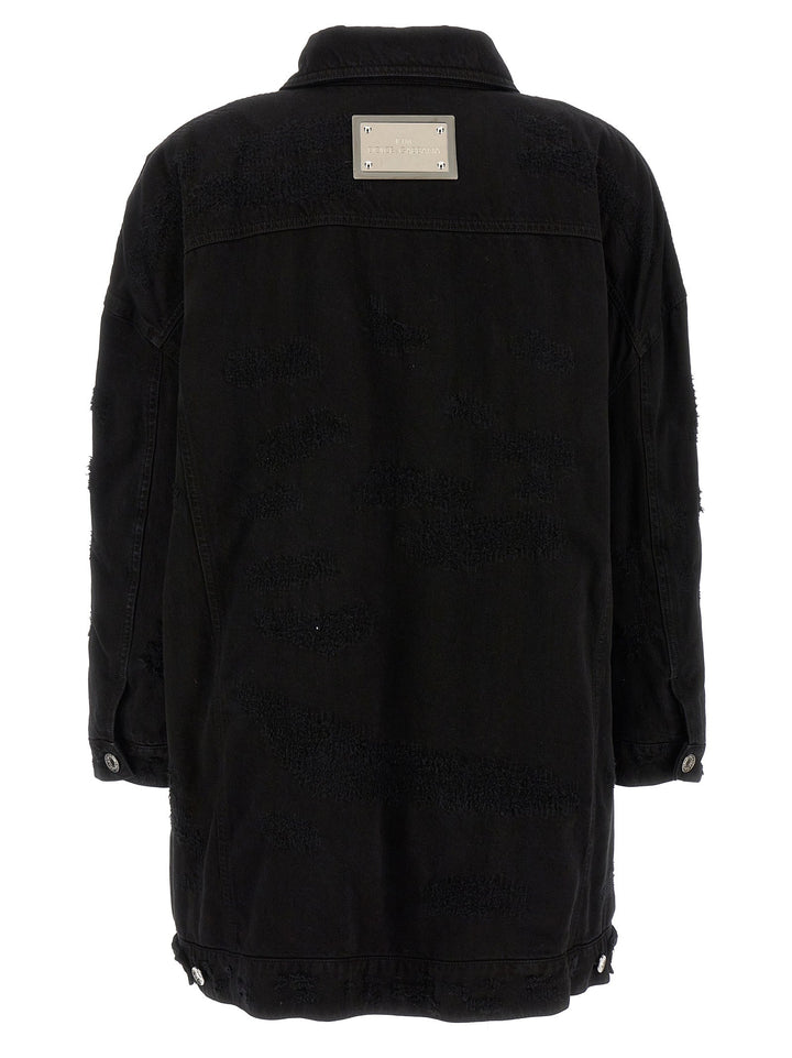 Dolce & Gabbana Women Denim Long Jacket