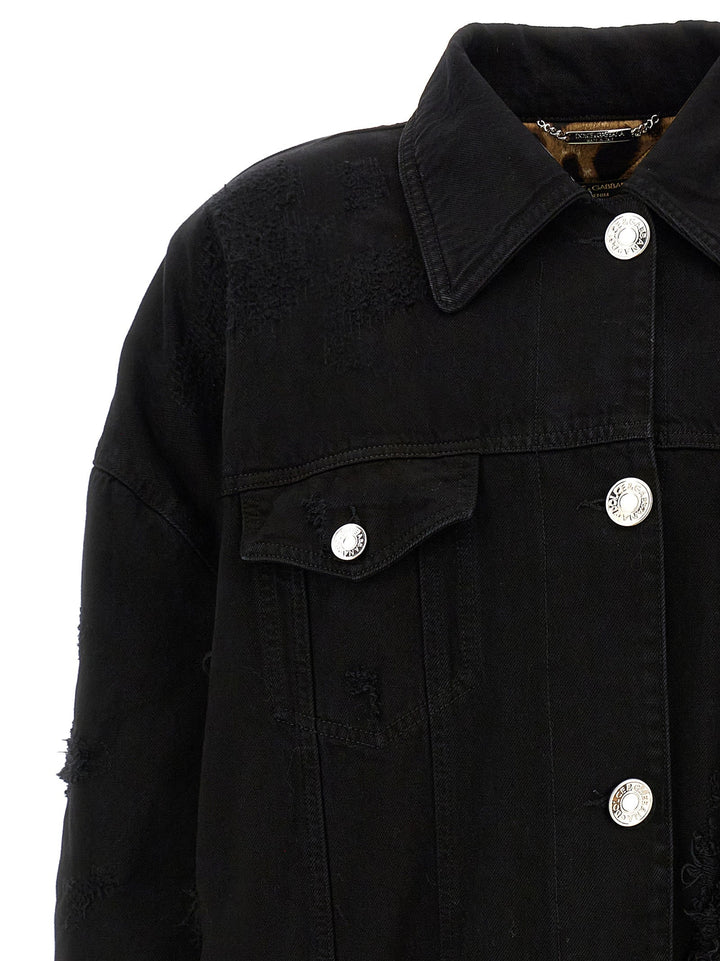 Dolce & Gabbana Women Denim Long Jacket