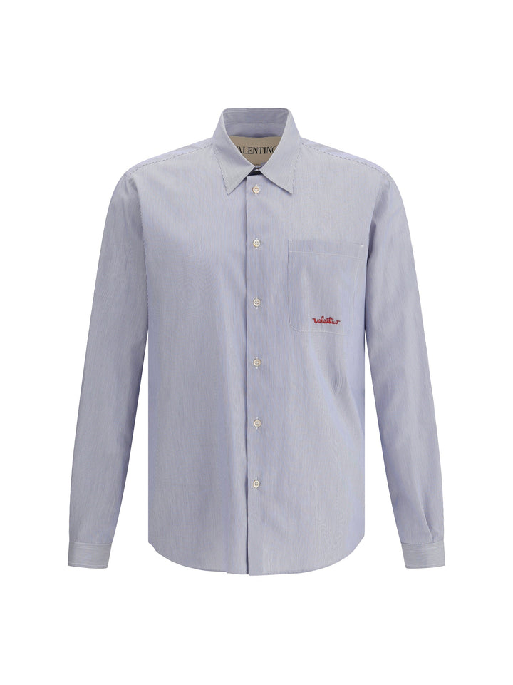 Valentino Men Striped Shirt