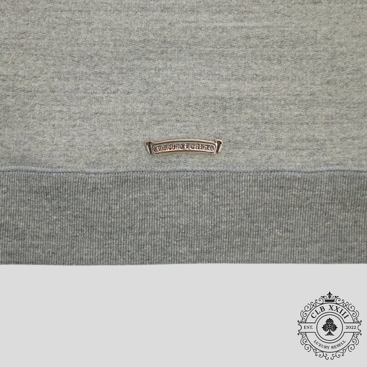 Chrome Hearts Cemetery Cross Seven-11 Hoodie in Grey