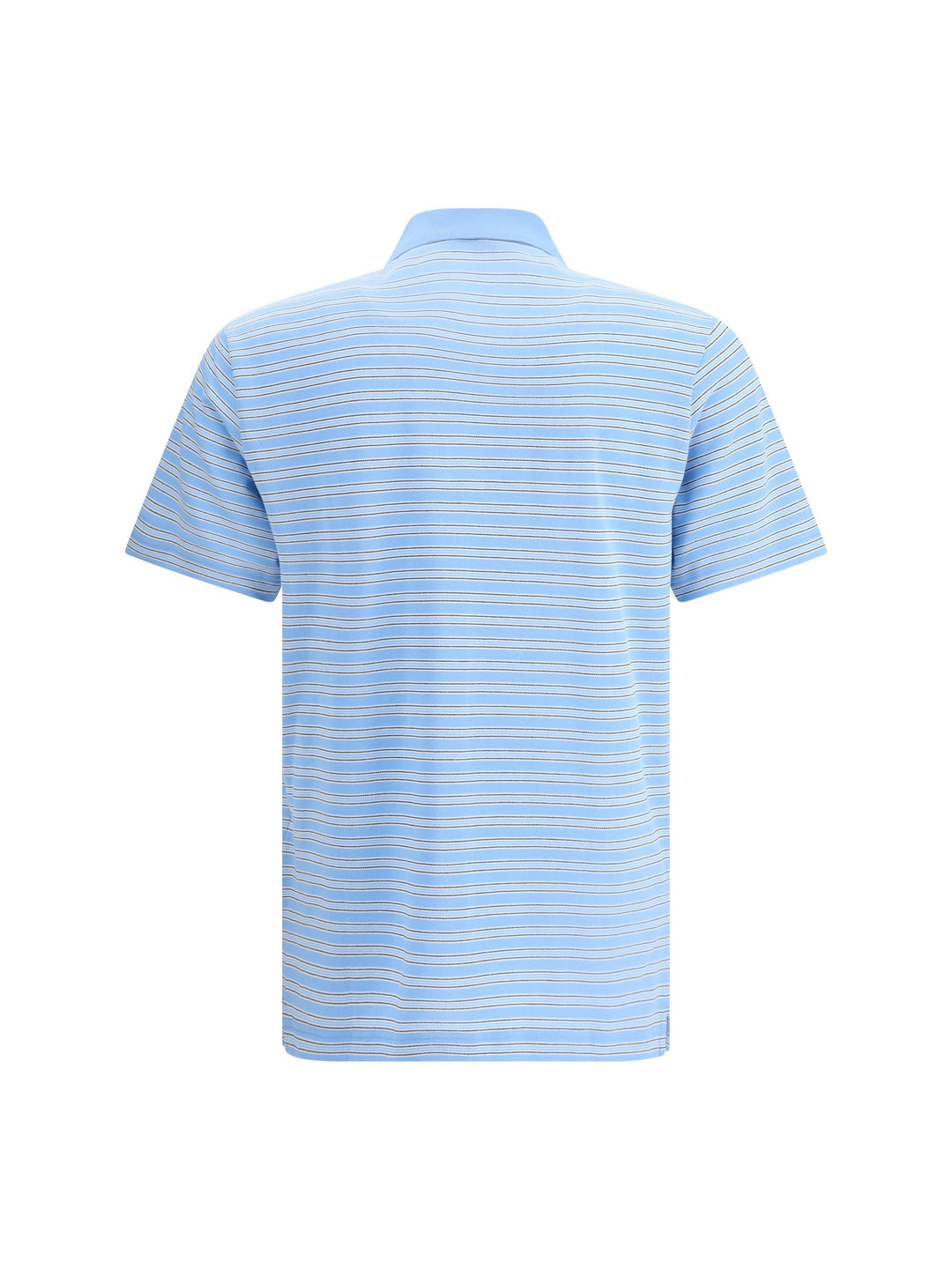 Prada Men Striped Polo Sweater