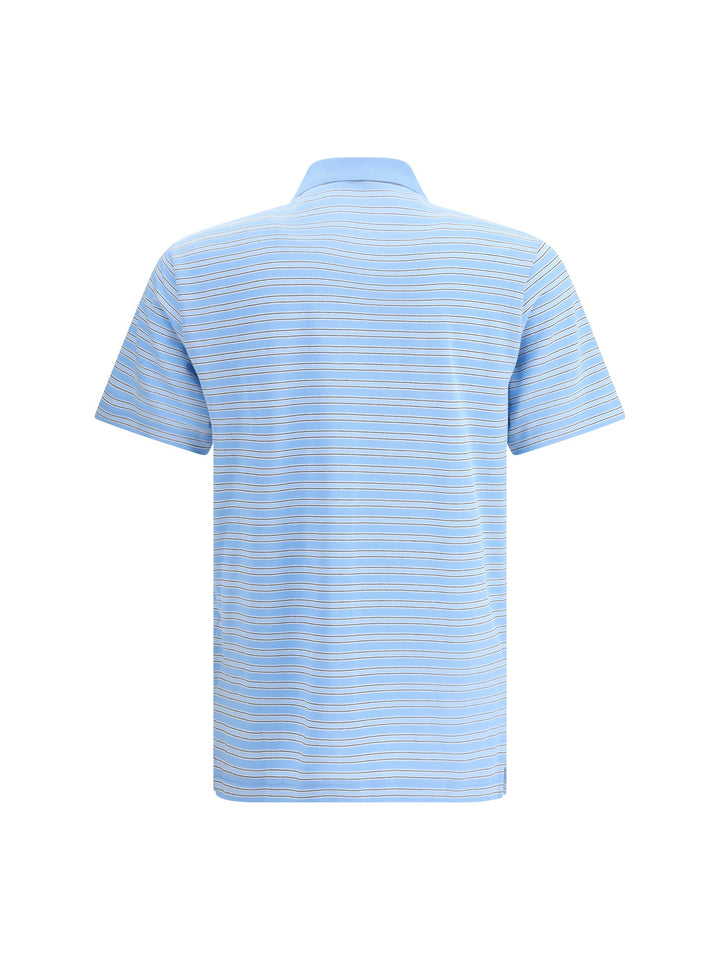 Prada Men Striped Polo Sweater