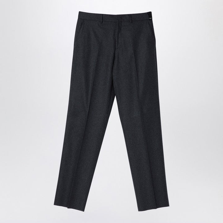 Fendi Grey Cashmere Trousers Men