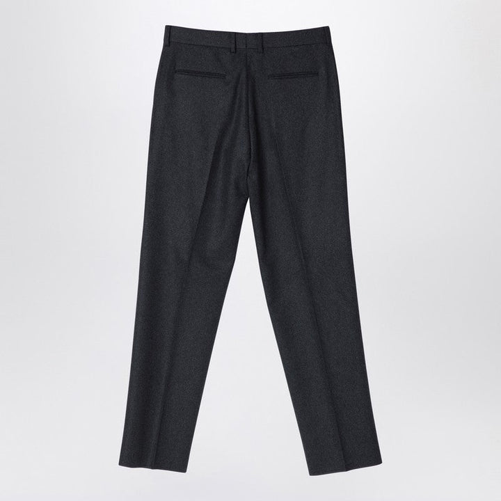 Fendi Grey Cashmere Trousers Men