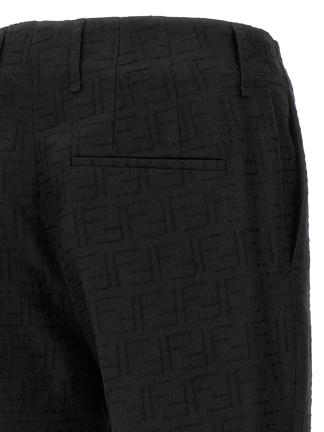 Fendi Men Ff Jacquard Pants