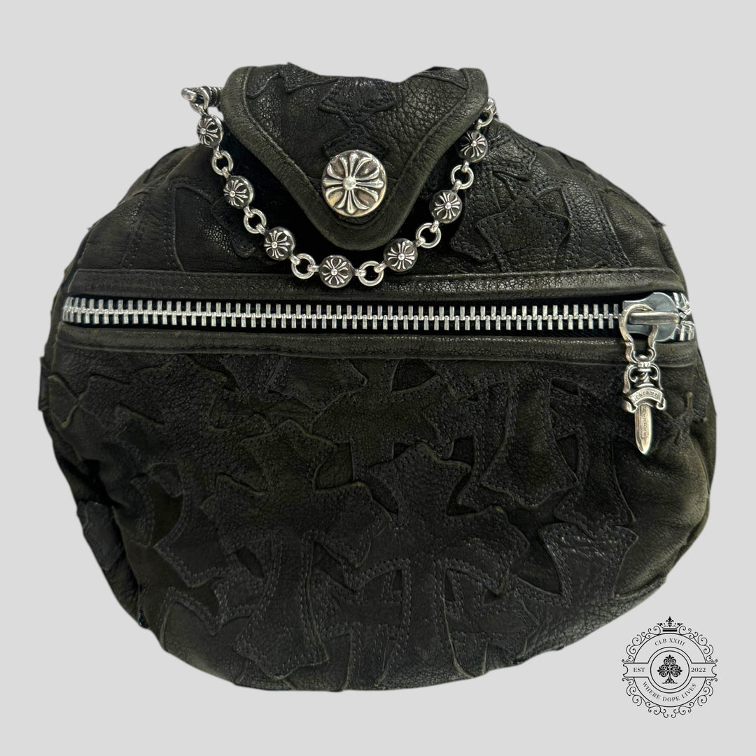 Chrome Hearts Leather Cross Patch Duffle Bag