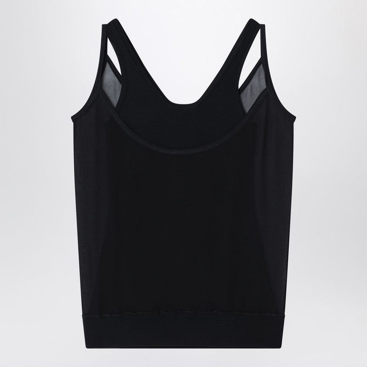 Fendi Black Viscose Sleeveless Dress Women