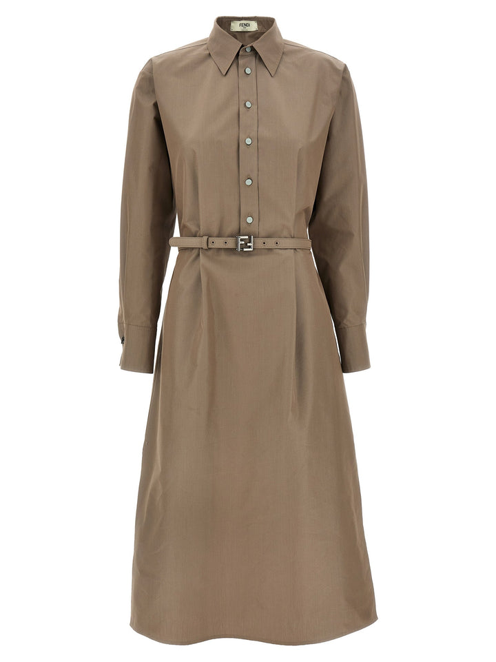 Fendi Women Chemisier Midi Dress