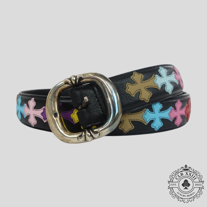 Chrome Hearts Rainbow Cross Patch Gunslinger Belt