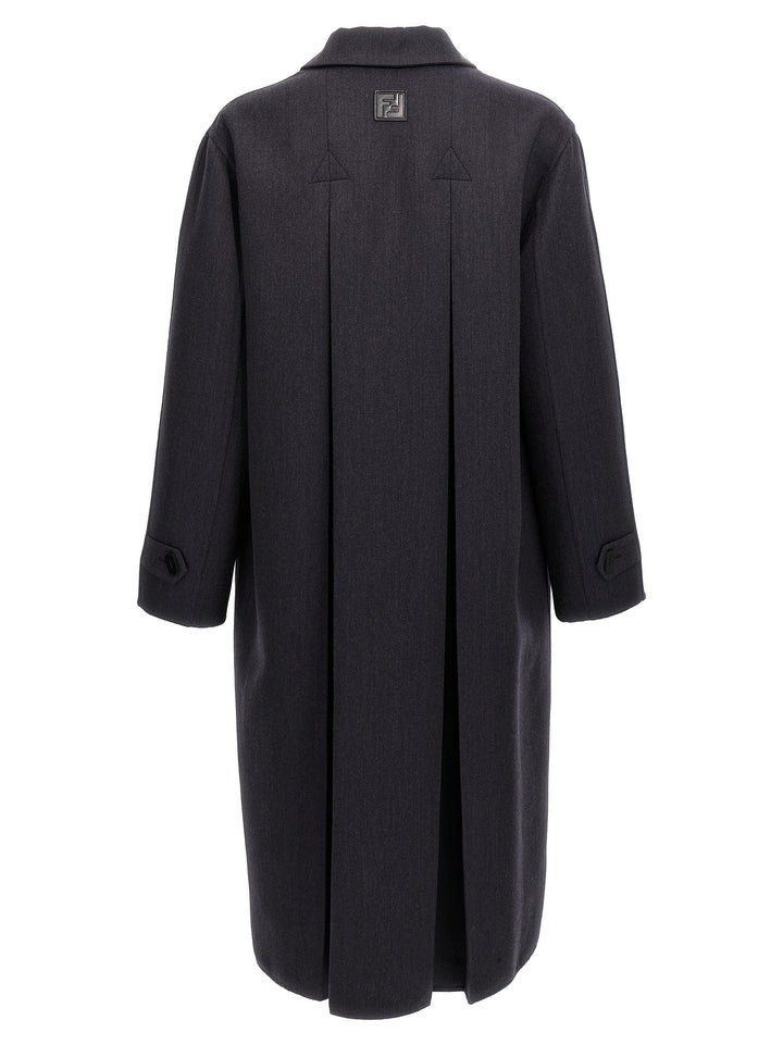 Fendi Men Double Wool Coat