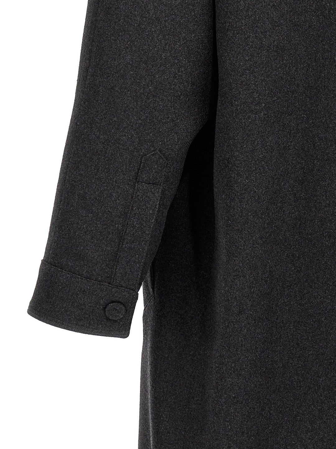 Fendi Men Single-Breasted Cashmere Coat