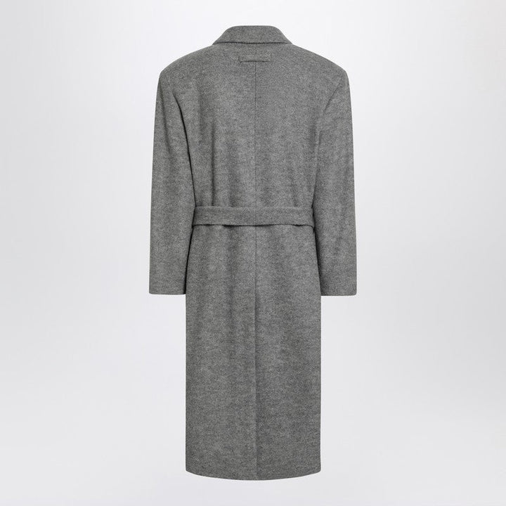 Fear Of God Grey Wool Double-Breasted Coat Men