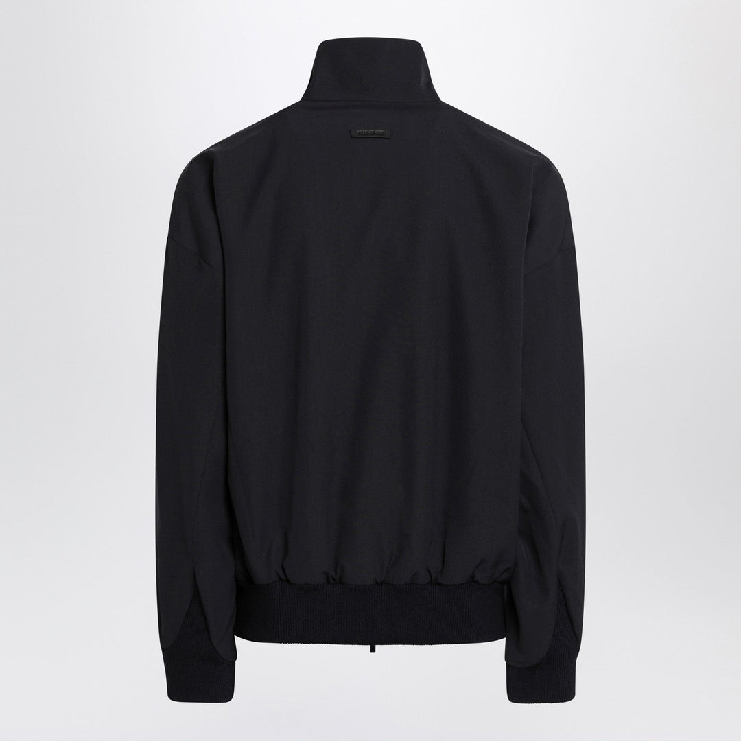 Fear Of God Navy Blue Wool Jacket With Zip Men