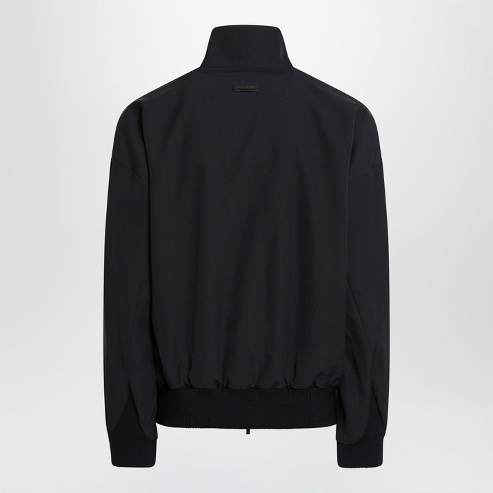 Fear Of God Navy Blue Wool Jacket With Zip Men