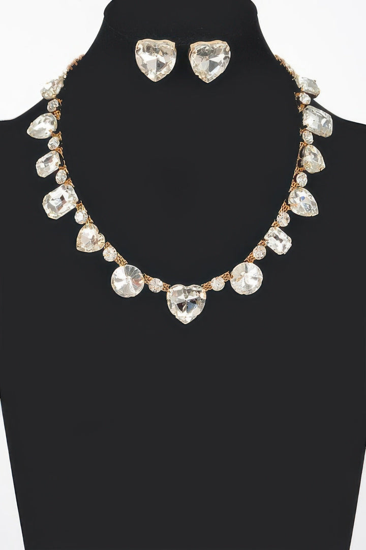 FIFTH AVENUE Stone Necklace and Earring Set: BYMANYC ® New York
