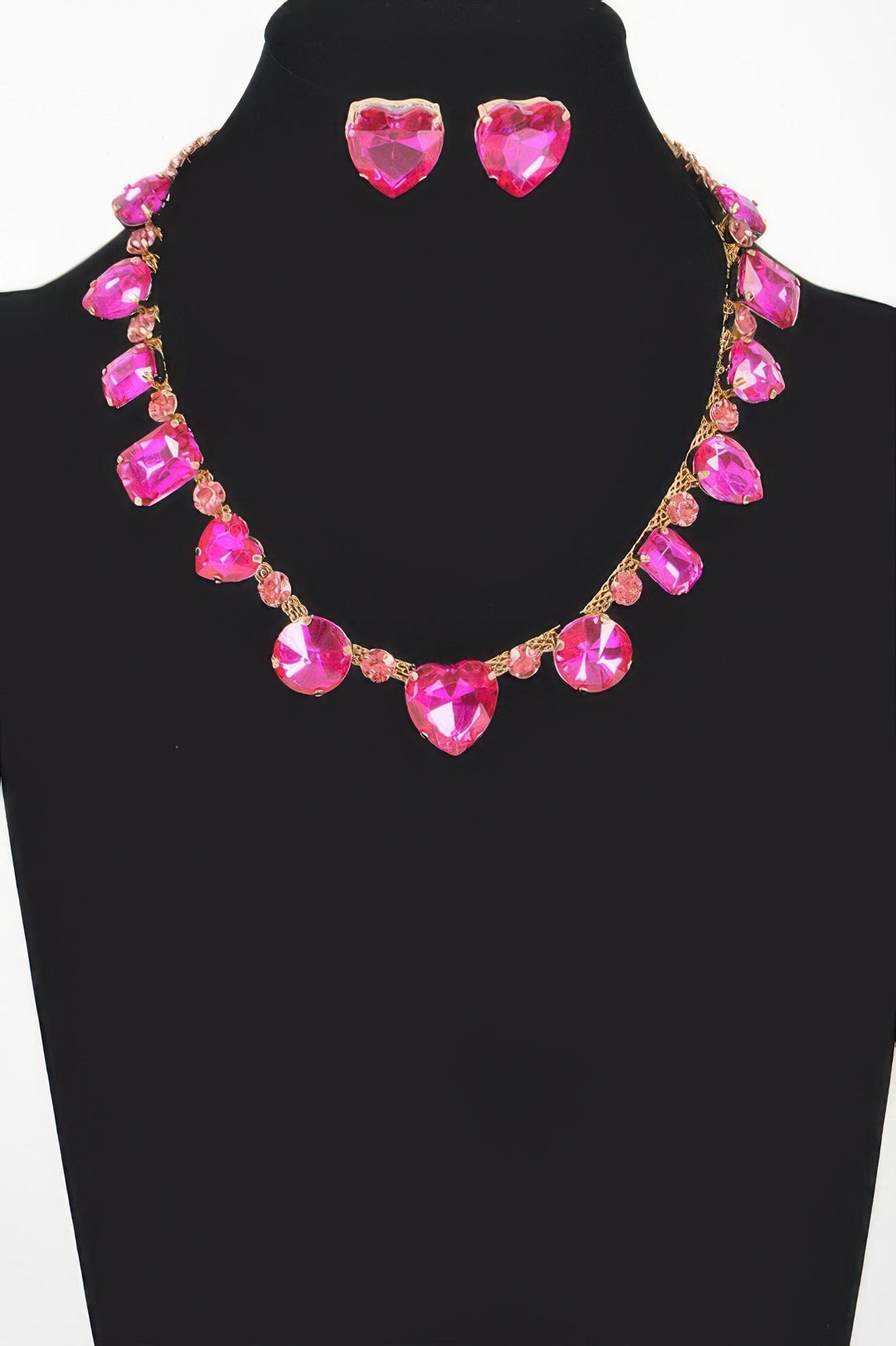 FIFTH AVENUE Stone Necklace and Earring Set: BYMANYC ® New York