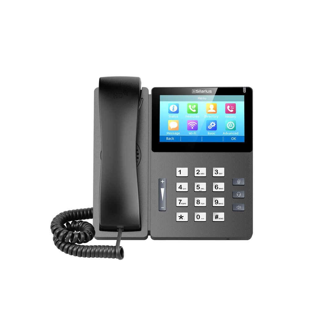 Silarius SILETIPP10SPWB Elite Touch Screen SIP IP Phone
