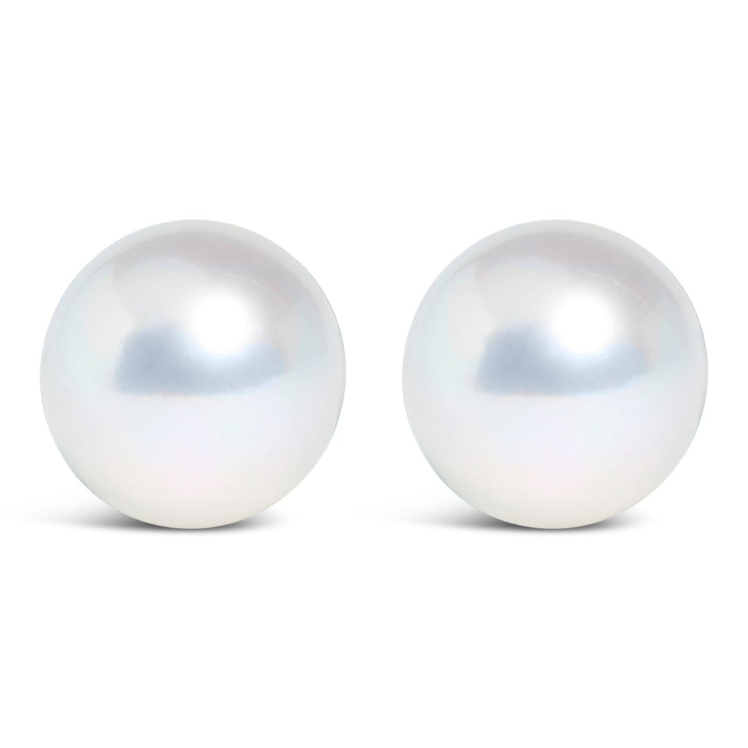 .925 Sterling Silver 5-5.5MM Cultured Freshwater Pearl Solitaire Stud Earrings