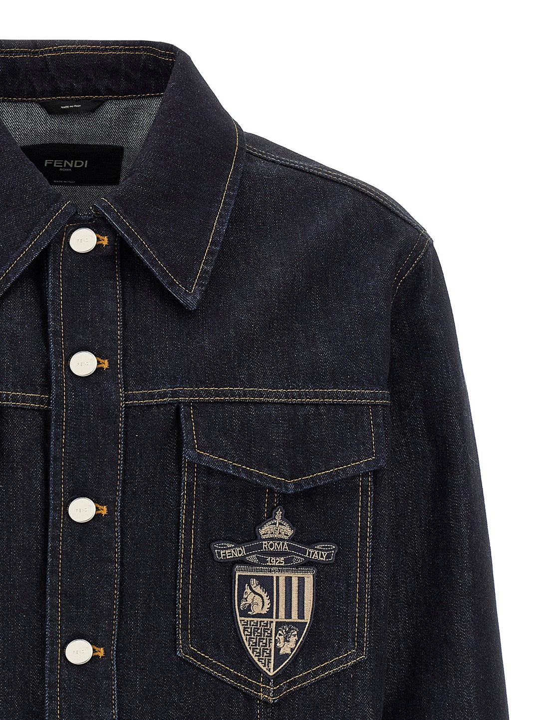 Fendi Men Fendi Crest Jacket