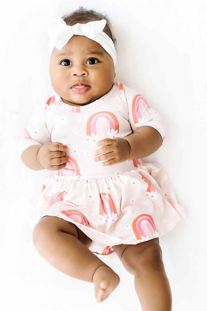 SALE Fun &amp; Flowers 3/4 Sleeve Twirl Bodysuit