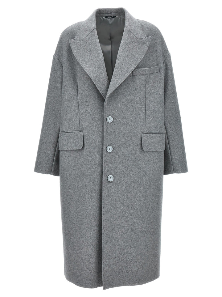 Dolce &amp; Gabbana Single Breasted Wool Coat