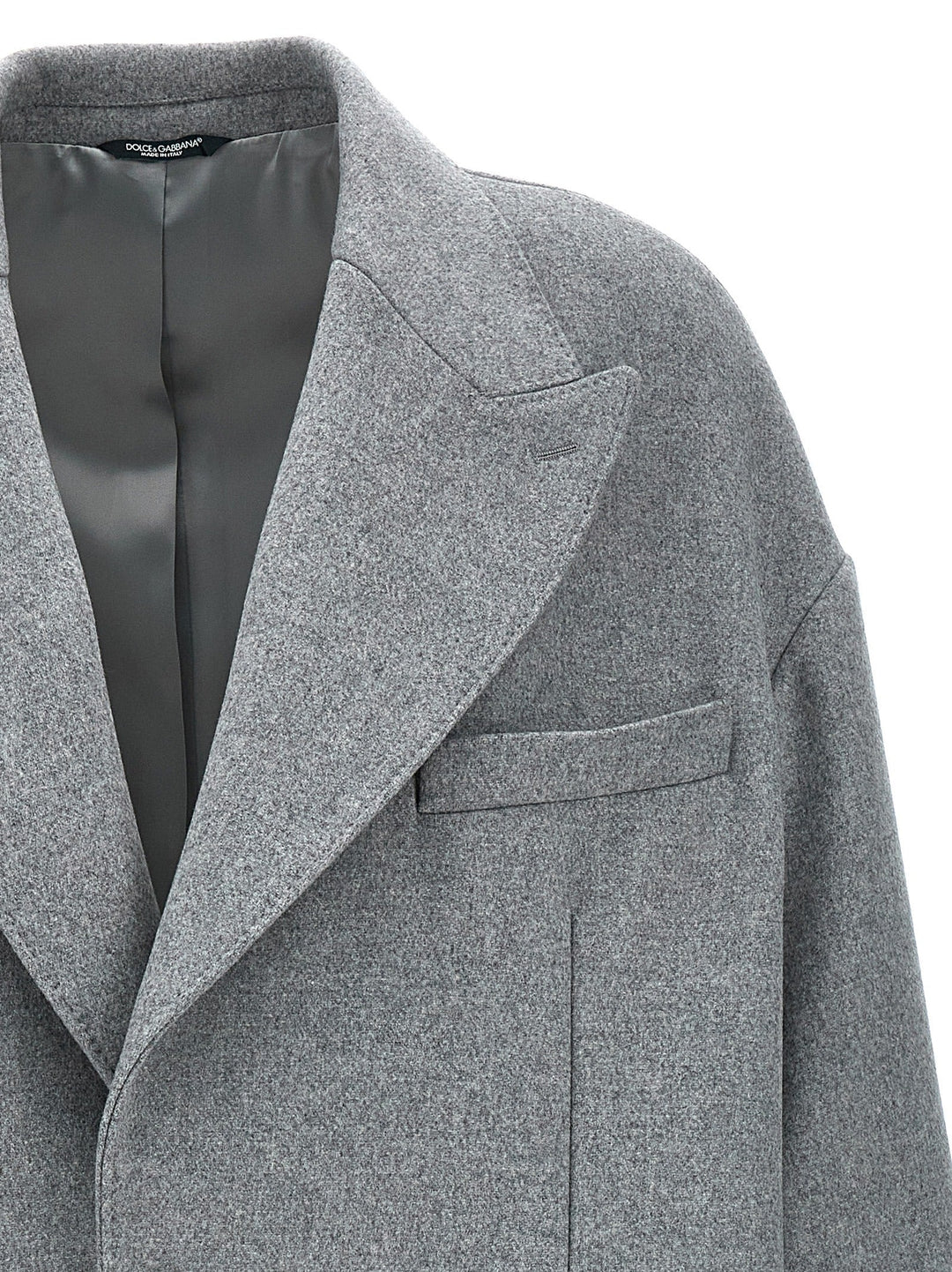 Dolce &amp; Gabbana Single Breasted Wool Coat