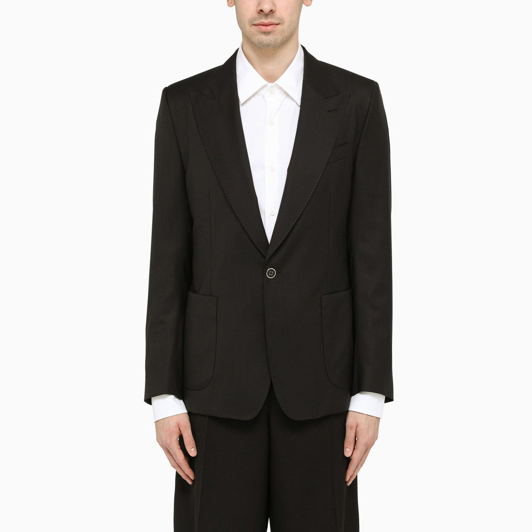 Dolce&amp;Gabbana Oversize Black Tuxedo Jacket