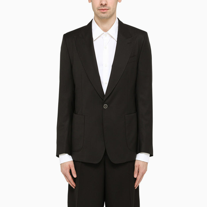 Dolce&amp;Gabbana Oversize Black Tuxedo Jacket