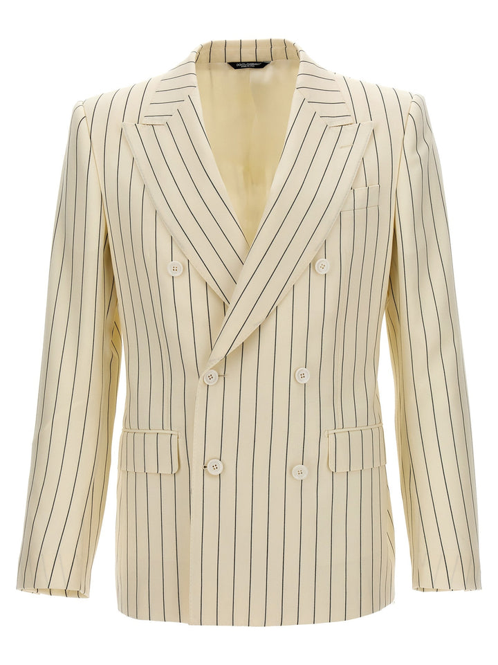 Dolce &amp; Gabbana Pinstriped Double Breasted Blazer