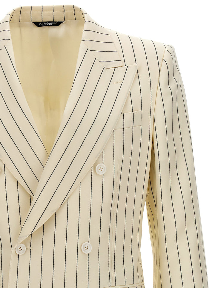 Dolce &amp; Gabbana Pinstriped Double Breasted Blazer