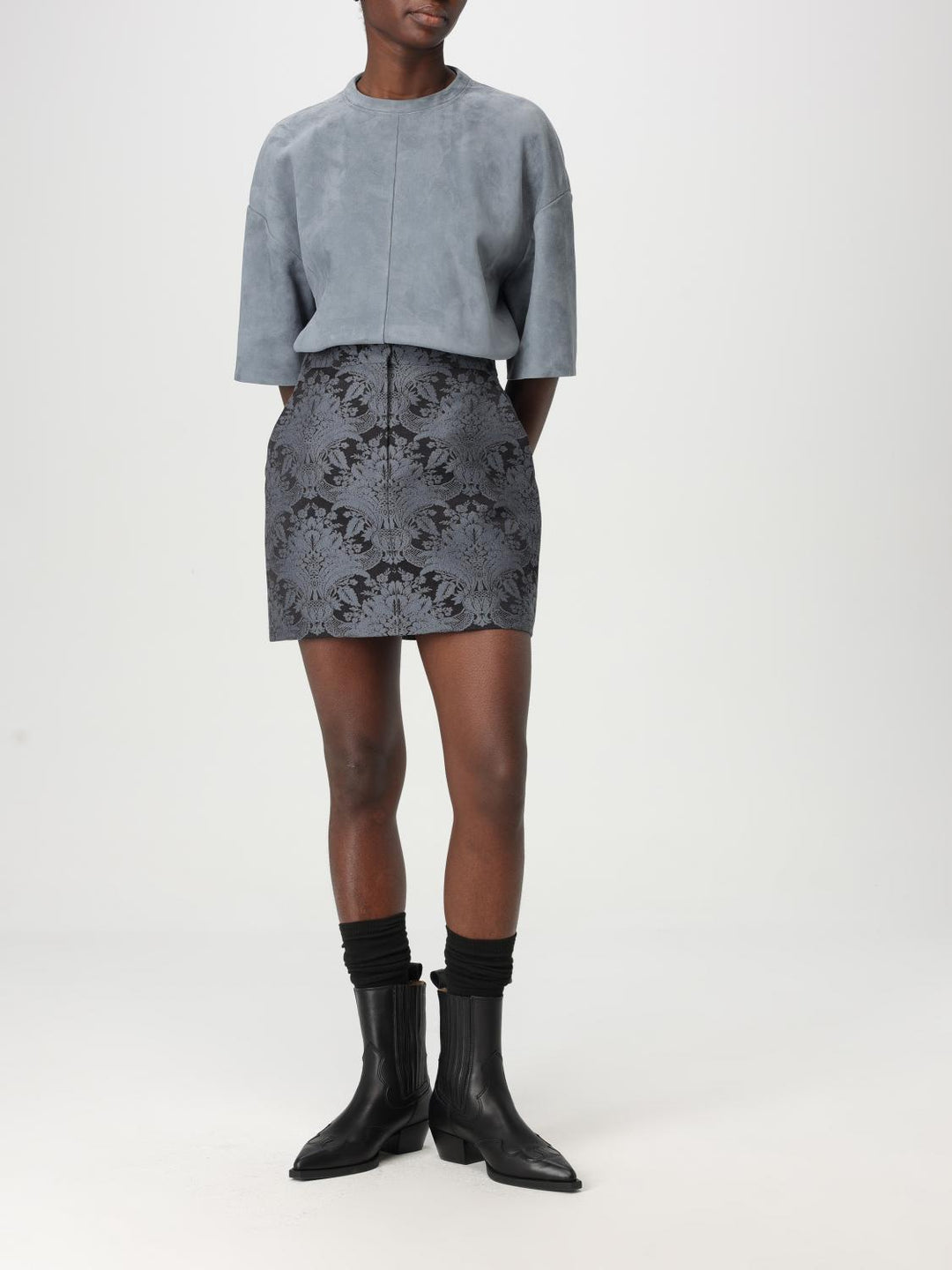 Max Mara Skirt Woman Blue