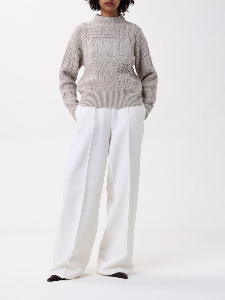 Max Mara Pants Woman White