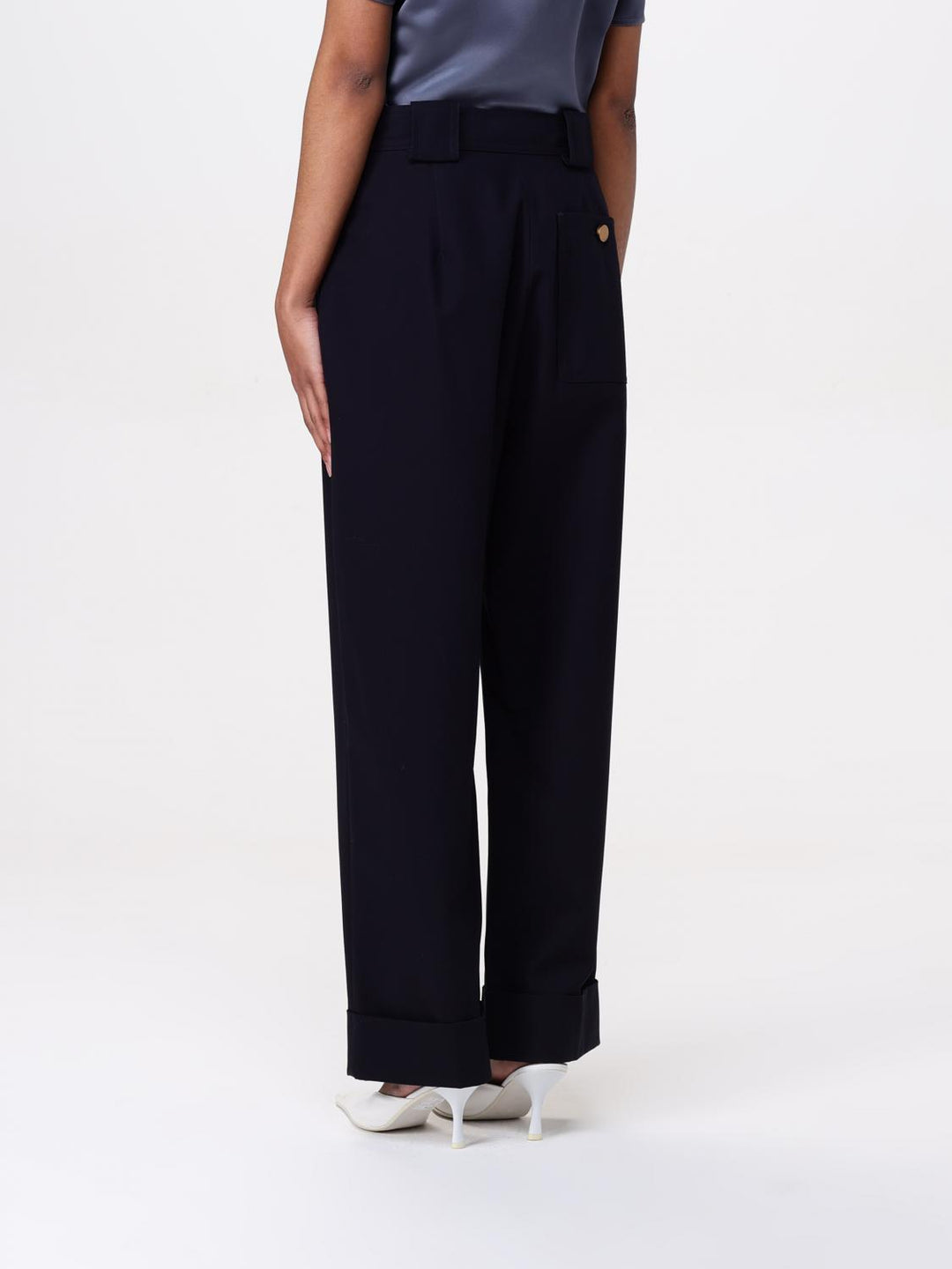 Max Mara Pants Woman Blue
