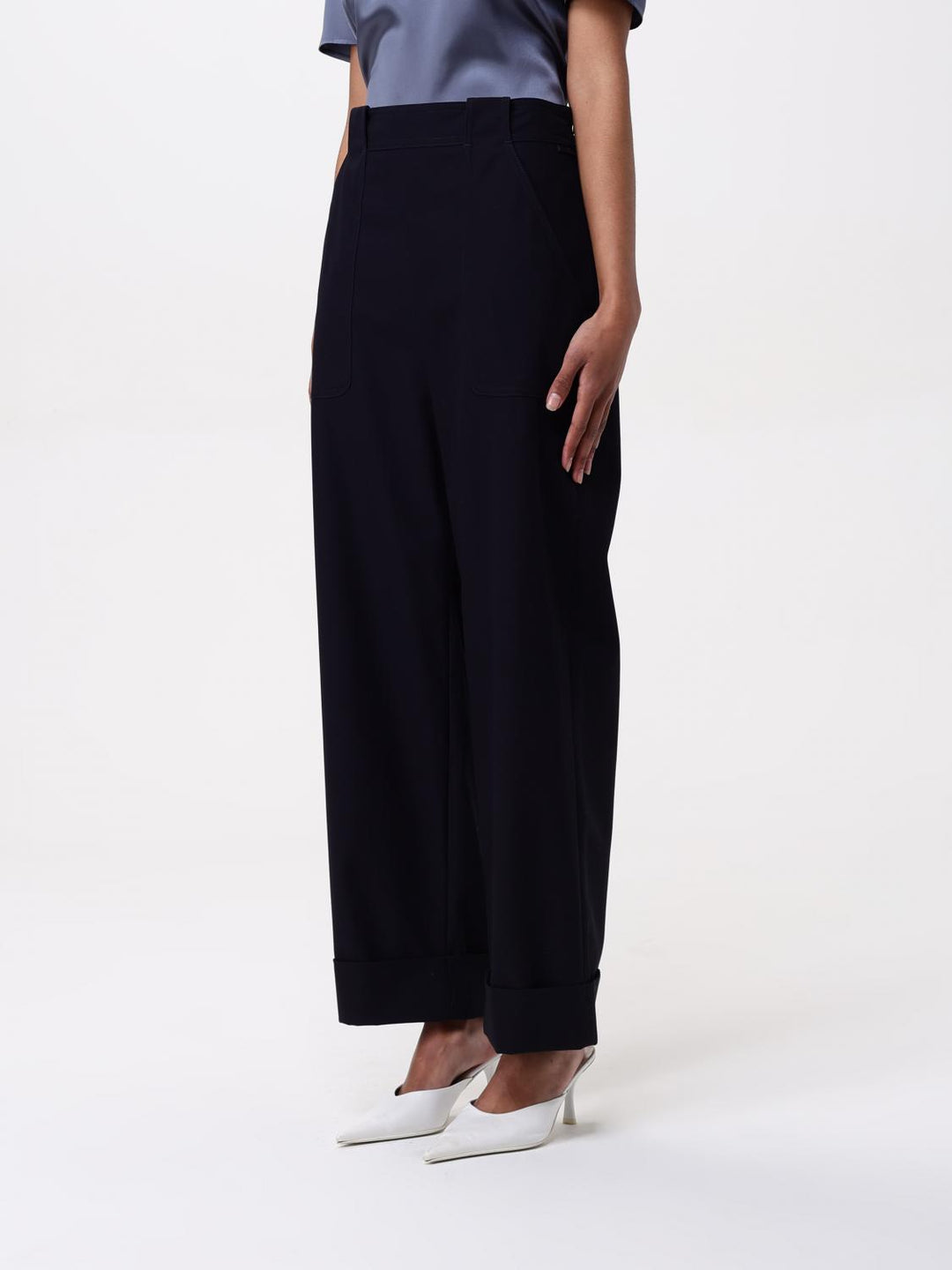 Max Mara Pants Woman Blue
