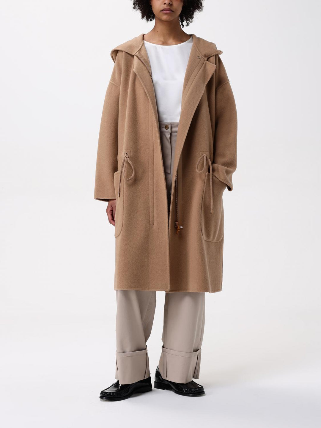 Max Mara Coat Woman Camel