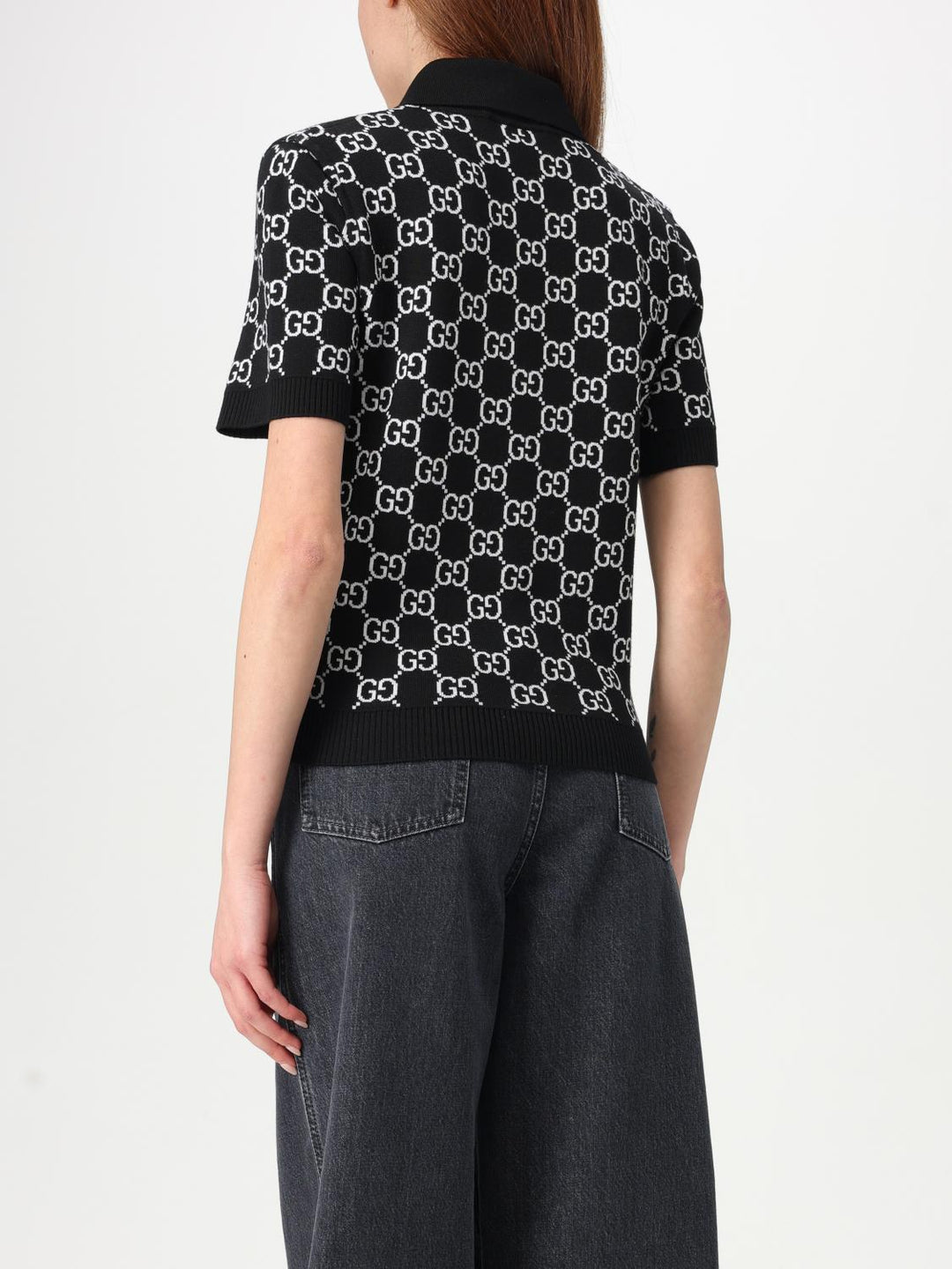 Gucci Polo Shirt Woman Black